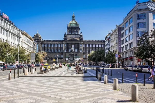 Prague Czech Republic September 2015 Основна Будівля Національного Музею Прагеській — стокове фото