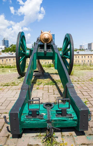 Oude Kanonnen Kiev Fort Een Complex Van Russische Vestingwerken Oekraïense — Stockfoto