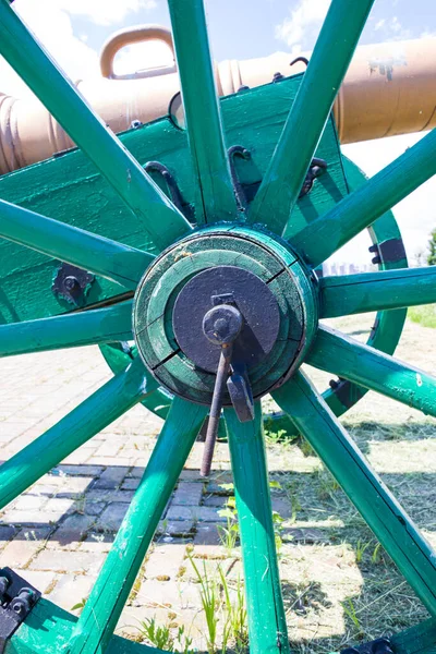 Old Cannons Kyiv Fortress Complex Russian Fortifications Ukrainian Capital Built — Stock Photo, Image