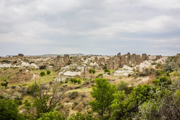 Amazing Volcanic Rock Formations Known Love Valley Fairy Chimneys Cappadocia — Stock Photo, Image