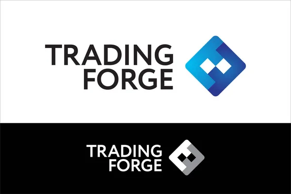 T ve F Harfleri Borsa Logosu Konsepti