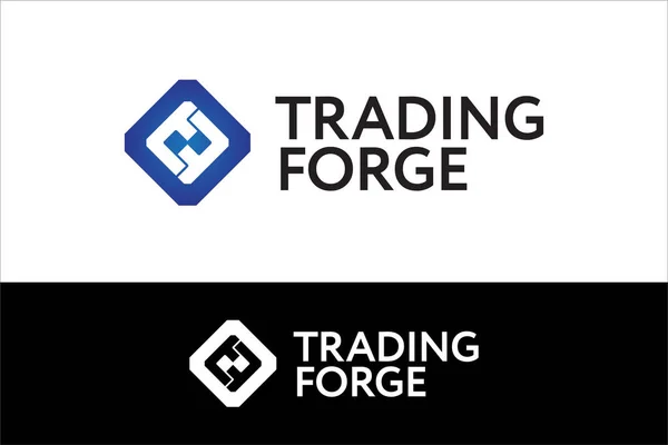 T ve F Harfleri Borsa Logosu Konsepti