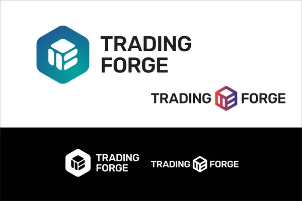 T ve F Harfleri Borsa Logosu Konsepti