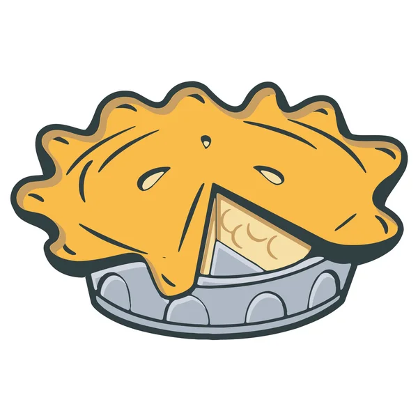 Vintage elmalı turta