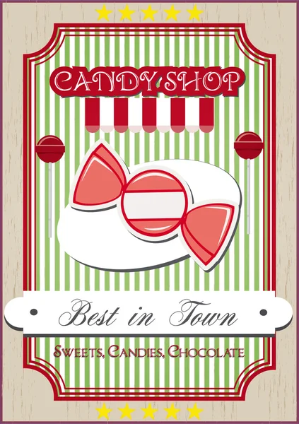 Candy shop — Stock Vector