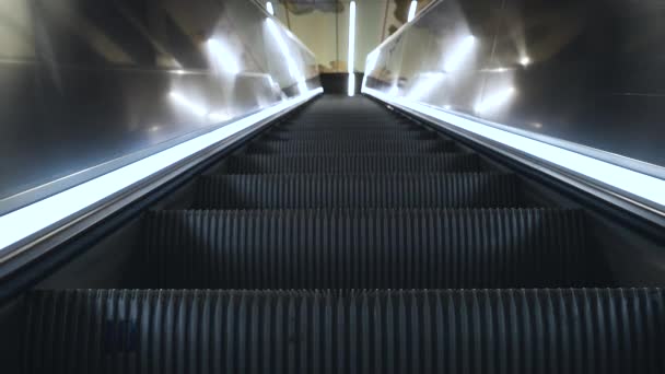 Ekskavator Lift Subway — Stok Video
