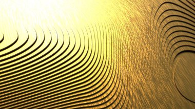 Karmaşık şekilli altın maddenin geometrik şekilleri