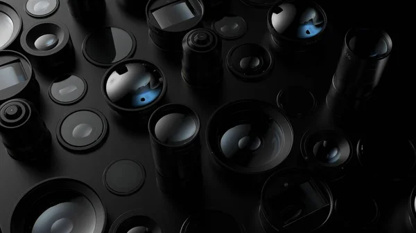 Kameralar ve telefonlar için çeşitli lensler