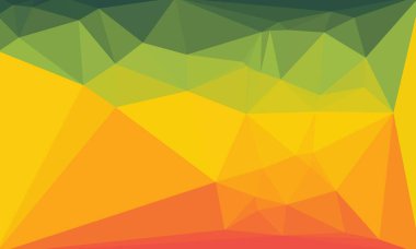 abstract green, orange and yellow gradient background clipart