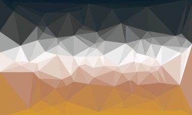Mozaik tasarımlı gri ve sarı geometrik arkaplan