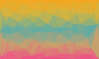 En az renkli çokgen arkaplan