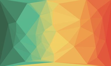 çokgen desenli parlak prizmatik arkaplan