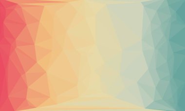 Mozaik tasarımlı renkli geometrik arkaplan