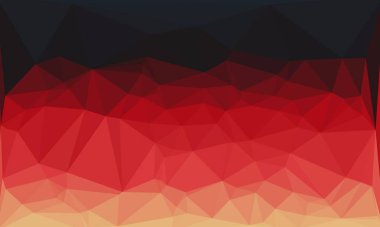 Koyu kırmızı çokgen desenli yaratıcı arkaplan