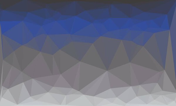 Abstract and geometric blue background with poly pattern
