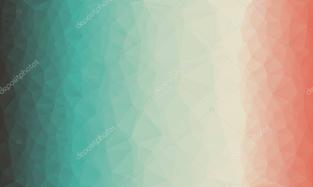 Abstract multicolored background with poly pattern