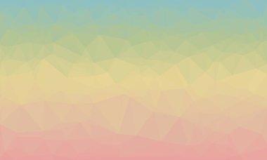 En az renkli çokgen arkaplan