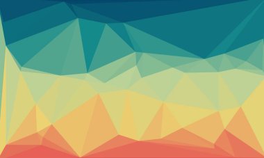 soyut renkli çokgen arkaplan