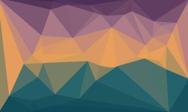 çokgen desenli yaratıcı prizmatik arkaplan