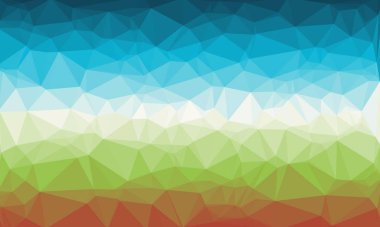 Mozaik tasarımlı renkli geometrik arkaplan