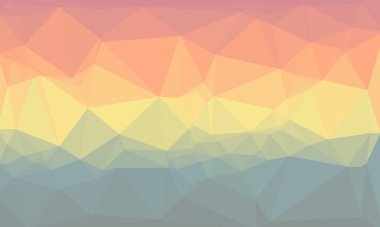Poli desenli soyut pastel ve geometrik arkaplan