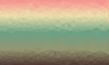 Mozaik tasarımlı renkli geometrik arkaplan