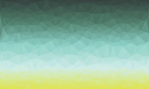 Abstract Geometrische Groene Blauwe Achtergrond Met Polypatroon — Stockfoto