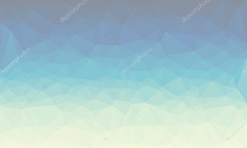 creative prismatic blue background with polygonal pattern
