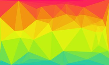 multicolored background with bright and abstract poly pattern