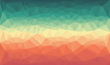 En az renkli çokgen arkaplan