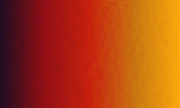 Абстрактный красный и желтый градиентный фон с полимерным рисунком