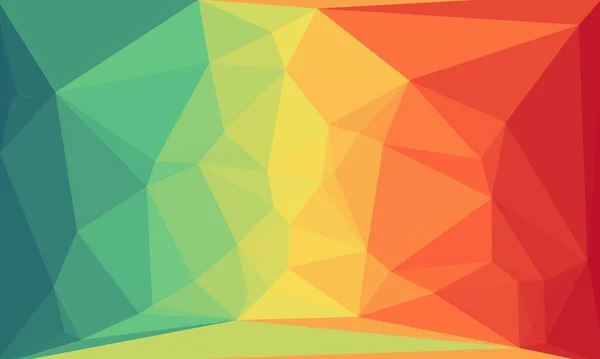 Minimal Multicolored Polygonal Background — Stock Photo, Image