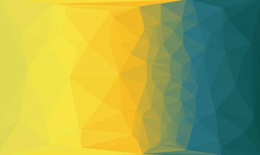 Mavi ve sarı mozaik tasarımlı renkli geometrik arkaplan