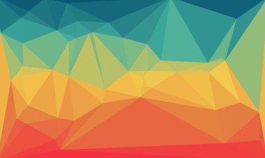 Mozaik tasarımlı renkli geometrik arkaplan