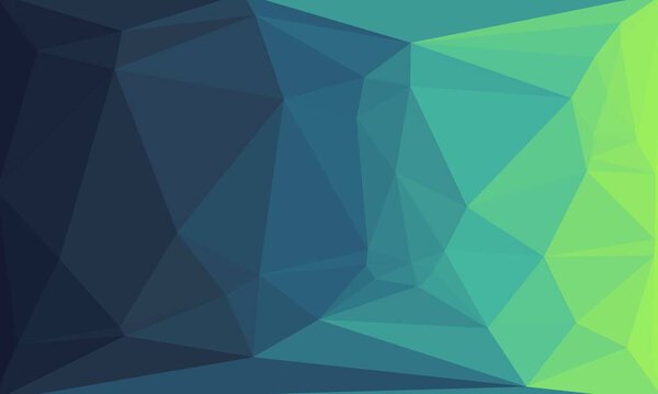 Абстрактный фон с полюсным рисунком в зеленом и синем цветах