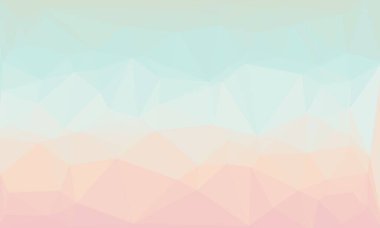 Pastel renklerle soyut çokgen arkaplan