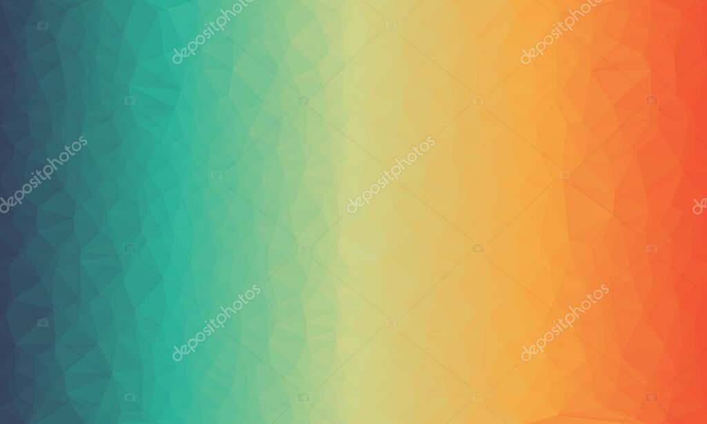 Abstract multicolored background with poly pattern