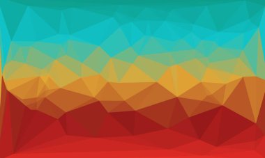 Mozaik tasarımlı renkli geometrik arkaplan