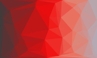 Poli desenli parlak kırmızı geometrik arkaplan