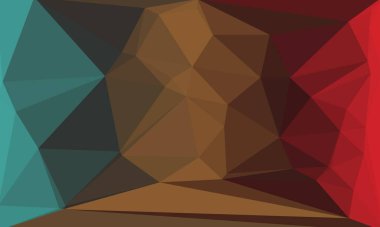 Koyu poli soyut desenli geometrik arkaplan