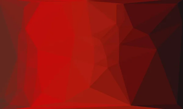 Minimaler Roter Farbverlauf Polygonaler Hintergrund — Stockfoto