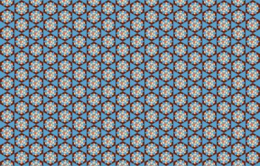 Tekrarlanan şekillerle soyut yaratıcı arkaplan