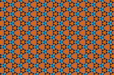 Altıgen desenli modern renkli arkaplan