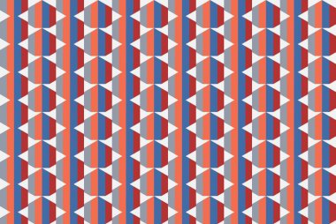 Altıgen desenli modern renkli arkaplan