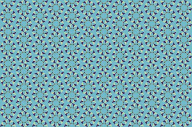 Tekrarlanan şekillerle soyut yaratıcı arkaplan