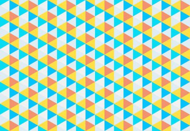 Altıgen desenli modern renkli arkaplan