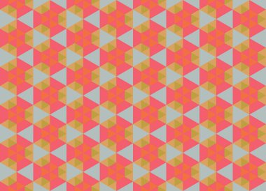 Altıgen desenli modern renkli arkaplan