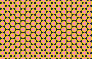 Altıgen desenli modern renkli arkaplan