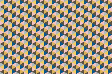 Altıgen desenli modern renkli arkaplan