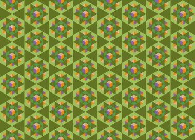 Tekrarlanan şekillerle soyut yaratıcı arkaplan